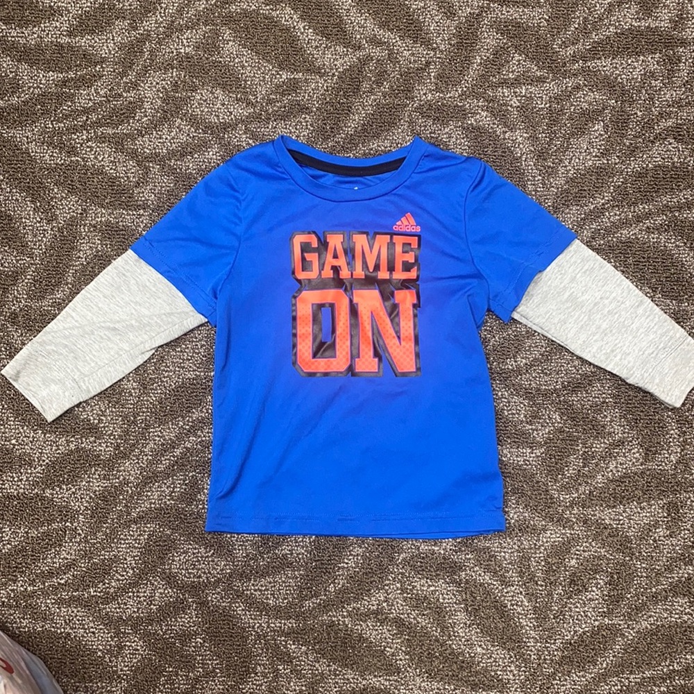 Adidas Long-Sleeve Shirt size 3T NWOT